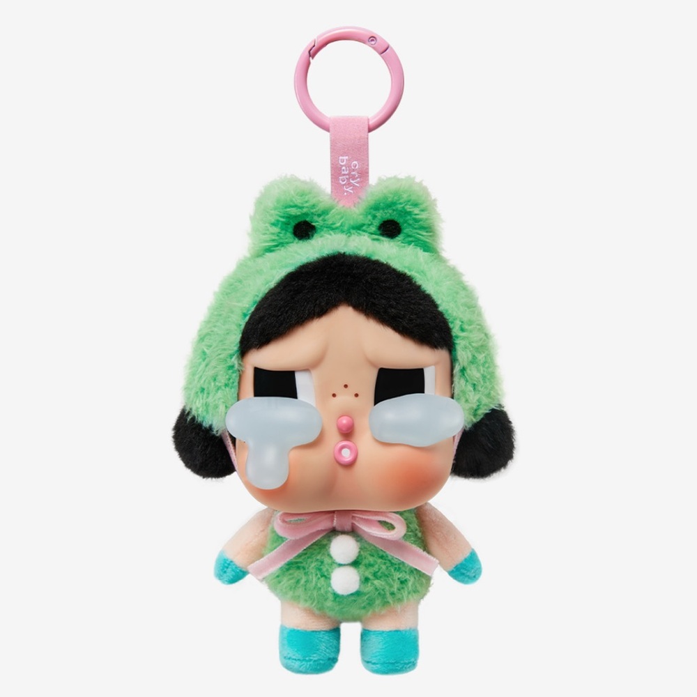 Pop Mart Crying Again vinyl face plush - What a Frog